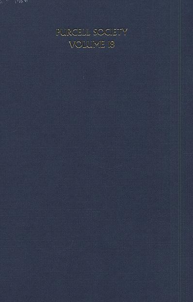 Purcell Society Volume 18(Royal Welcome Songs Part 2 (Hardback))
