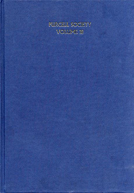 Purcell Society Volume 18(Royal Welcome Songs Part 2 (Paperback))