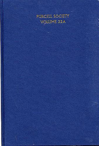 Purcell Society Volume 22A(Catches (Cloth Bound))