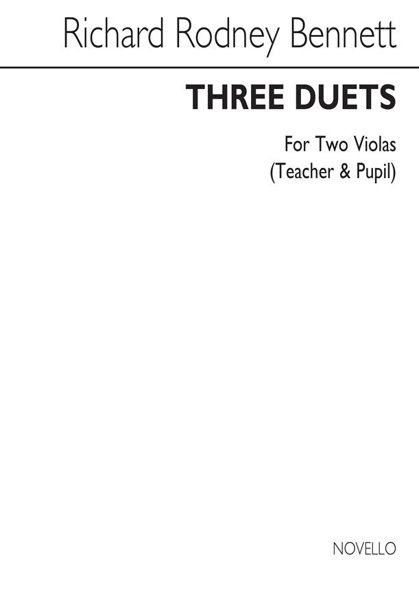 Three Duets for Two Violas (Teacher and Pupil)