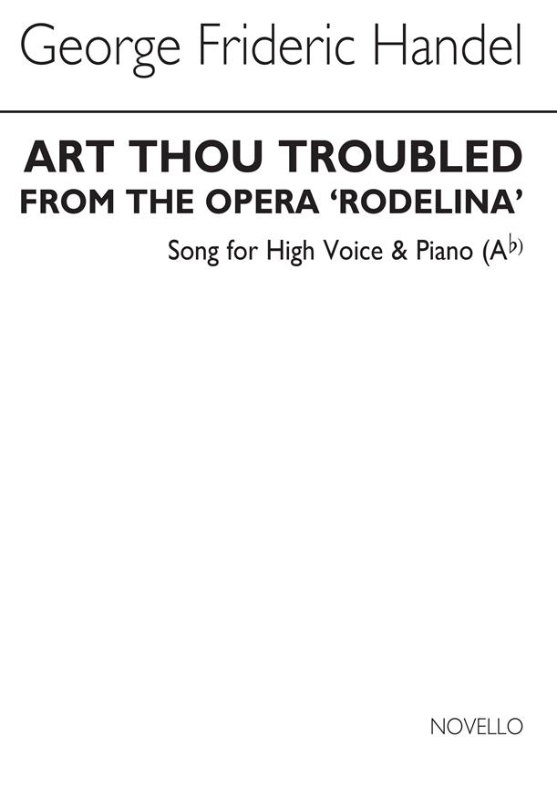 Art Thou Troubled (High Voice)