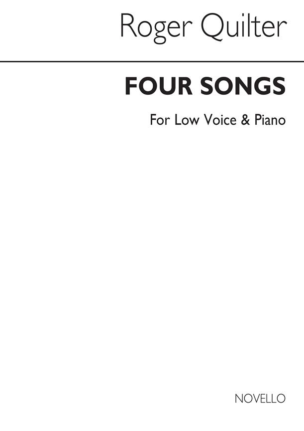 Four Songs Of Mirza Schaffy (Low Voice)