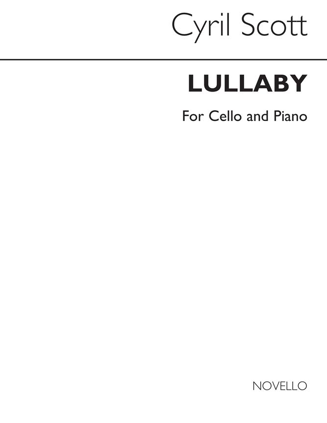 Lullaby Op.57 No.2 for Cello and Piano