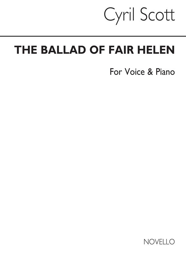 Ballad Of Fair Helen for Voice And Piano