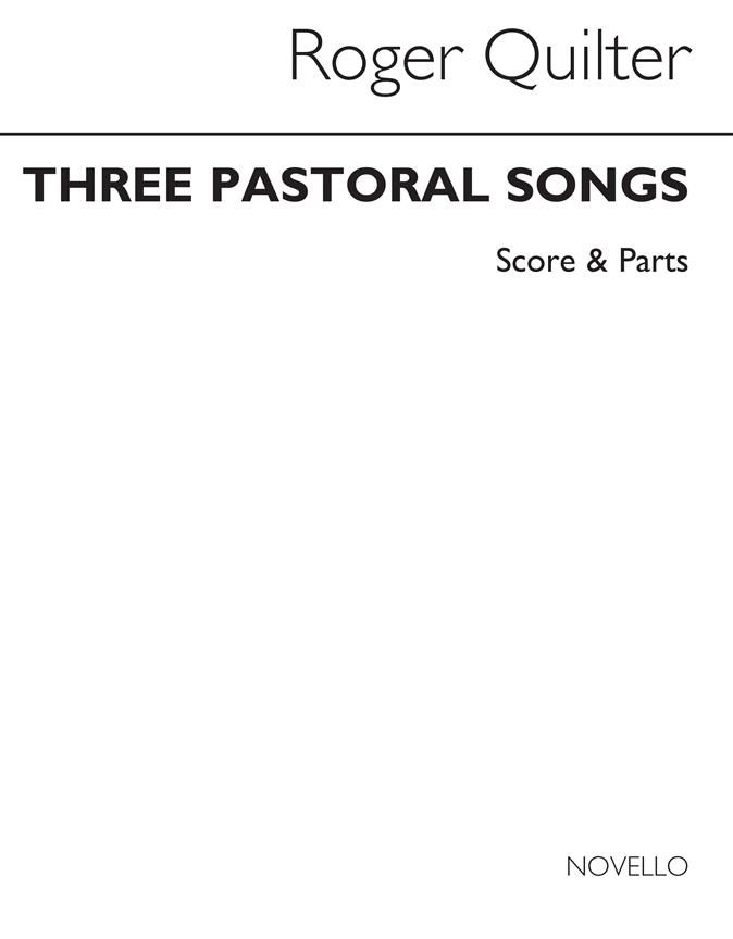 Three Pastoral Songs Op22 Sc/Pts((Vln Vlc Low Vce And Pf))