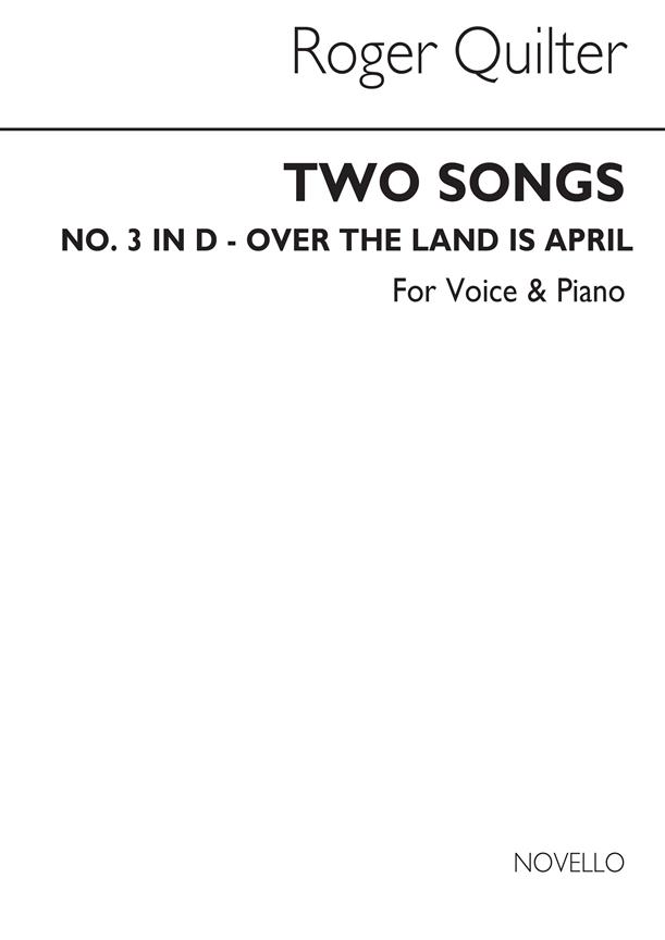 R Two Songs In D Voice And Piano