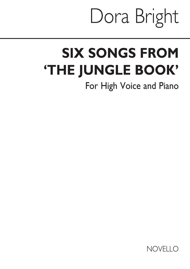 D Jungle Book Six Songs High Voice And Piano