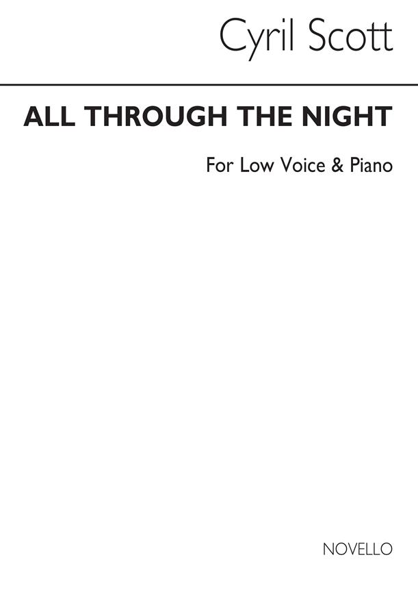 All Through The Night-low Voice/Piano (Key-g)
