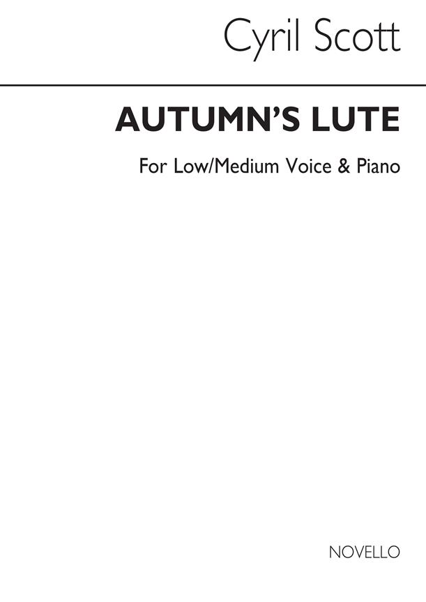Autumn's Lute-low Or Medium Voice/Piano