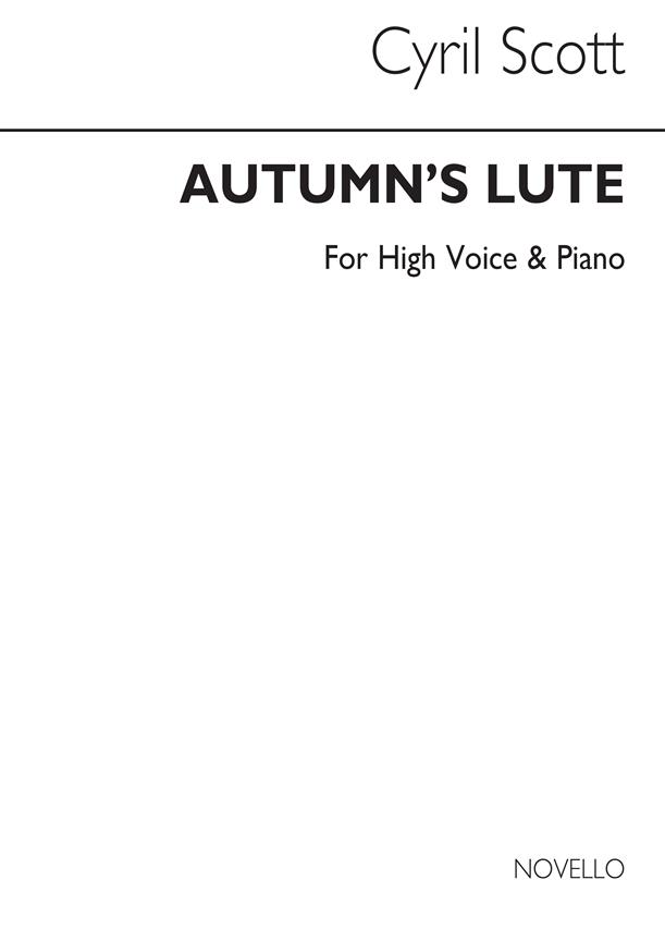 Autumn's Lute-high Voice/Piano