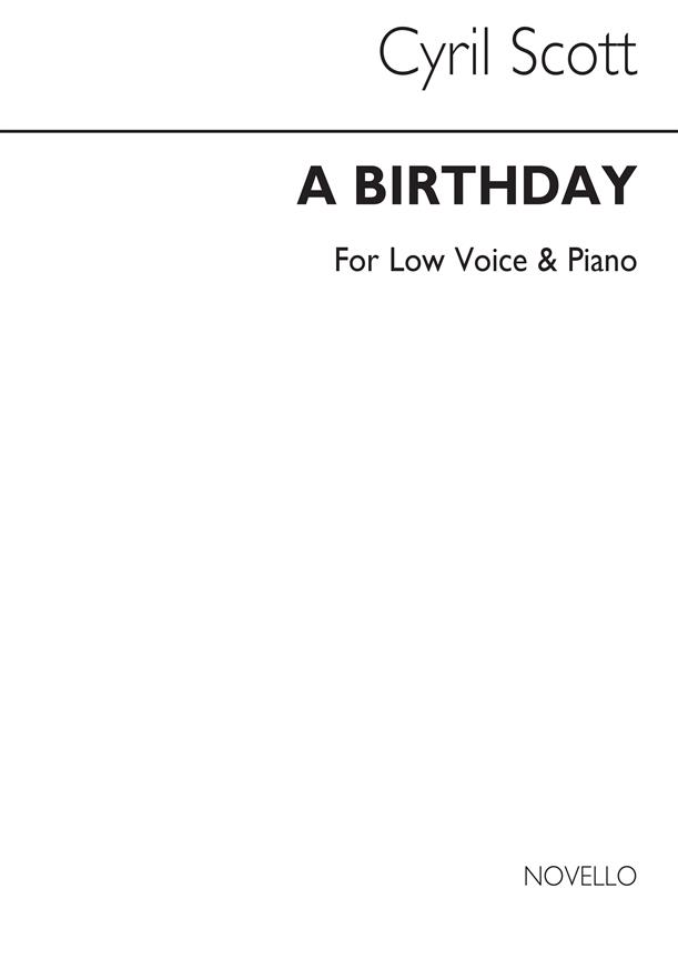 A Birthday-low Voice/Piano (Key-c)