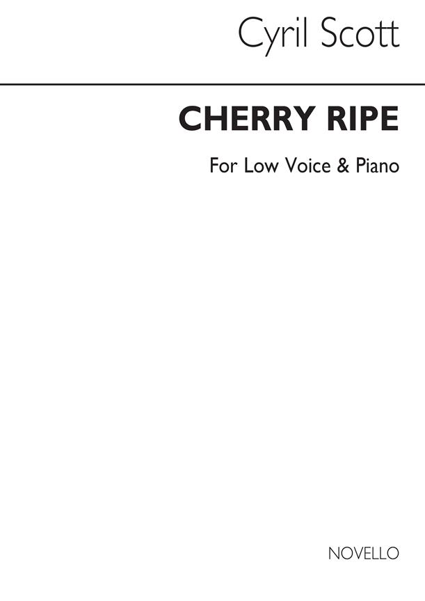 Cherry Ripe-low Voice/Piano