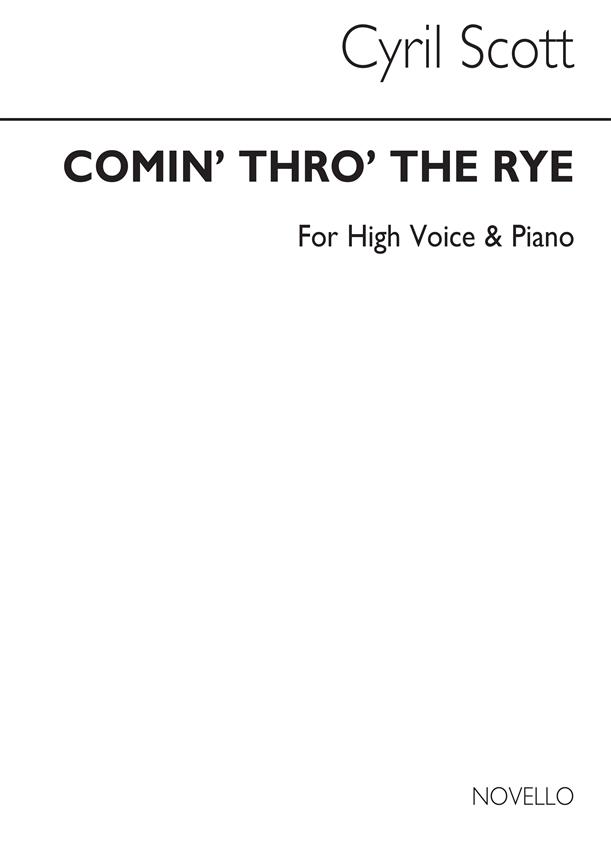 Comin' Thro' The Rye-high Voice/Piano (Key-a)