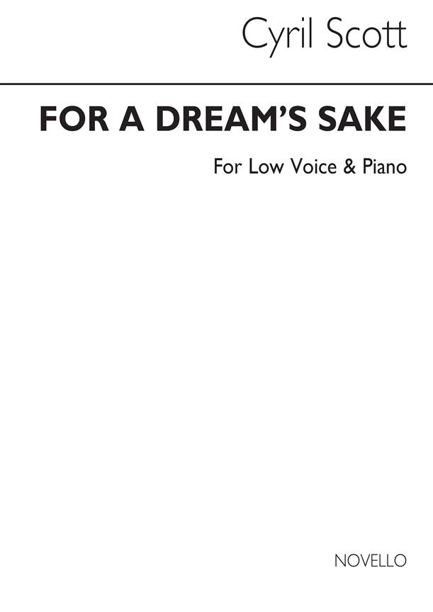 For A Dream's Sake-low Voice/Piano (Key-a Flat)