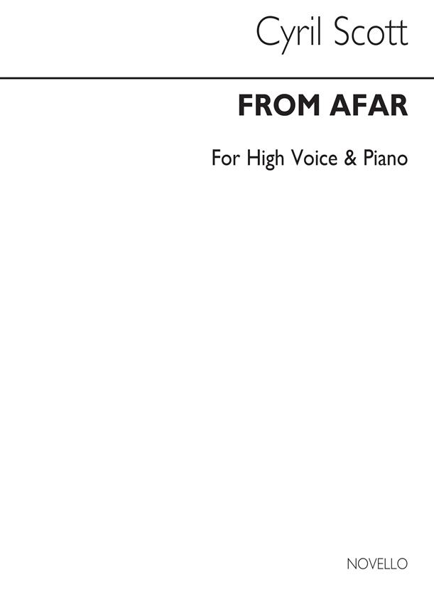 From Afar (D'outremer)-high Voice/Piano (Key-e)