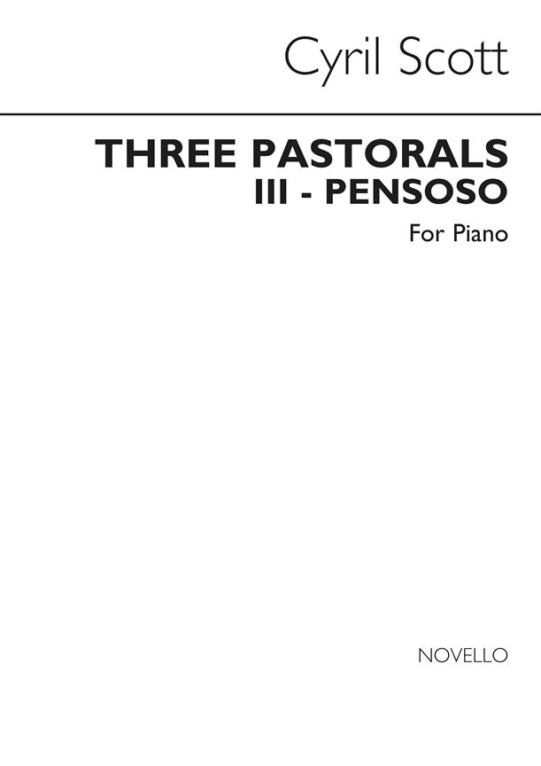 Three Pastorals (Movement No.3-pensoso) Piano