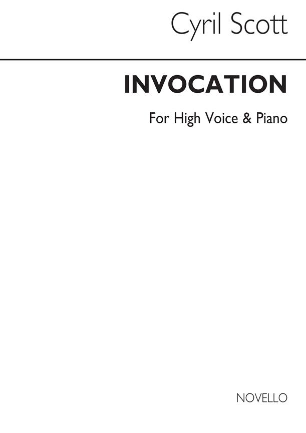 Invocation-high Voice/Piano (Key-f)