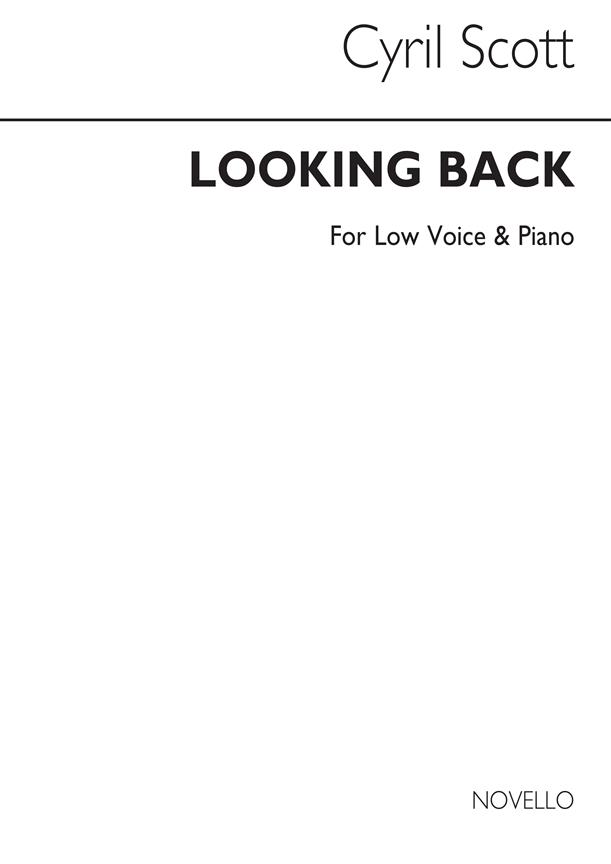 Looking Back-low Voice/Piano (Key-d Flat)