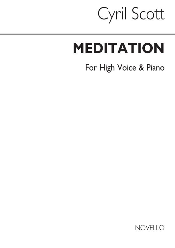 Meditation-high Voice/Piano (Key-c)