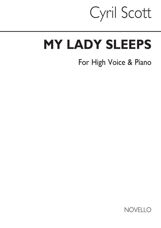 My Lady Sleeps Op70 No.1-high Voice/Piano