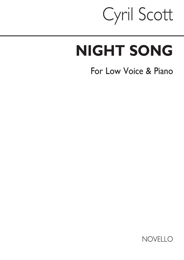 Night Song-low Voice/Piano (Key-d Flat)