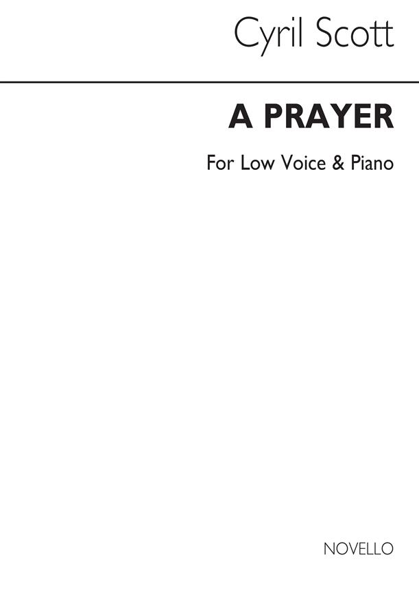 A Prayer-low Voice/Piano (Key-a)