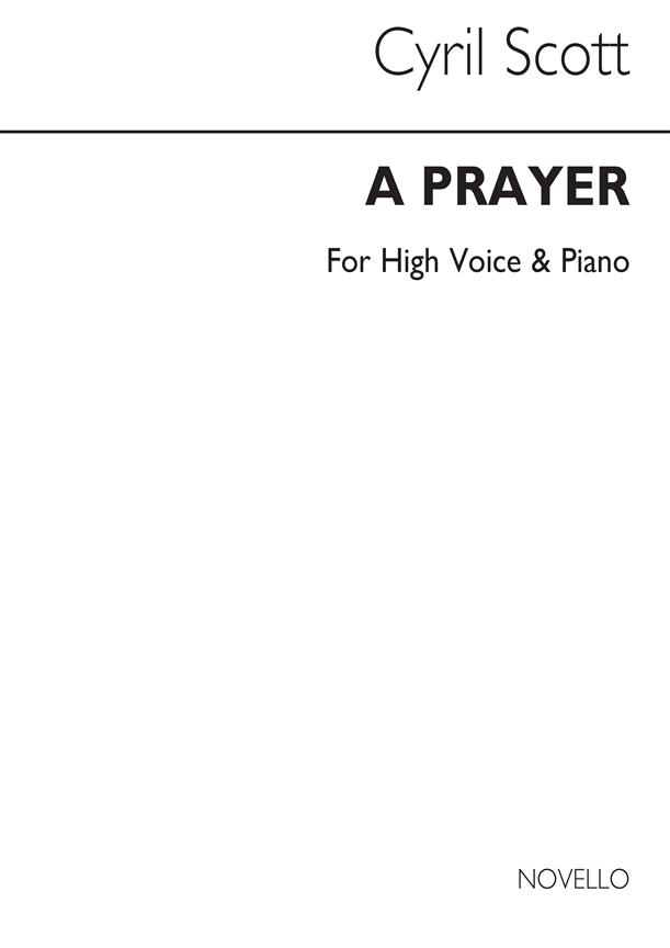 A Prayer-high Voice/Piano (Key-c)