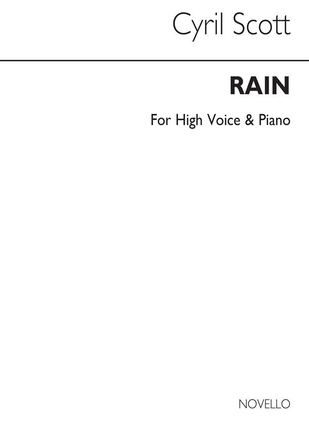 Rain-high Voice/Piano