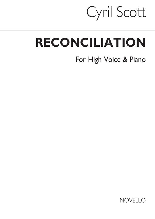 Reconciliation-high Voice/Piano (Key-b Flat)