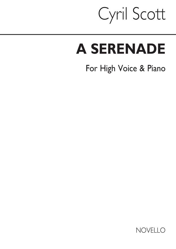 A Serenade Op61 No.1-high Voice/Piano (Key-f)