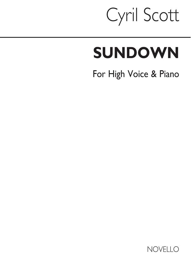 Sundown-high Voice/Piano (Key-f)