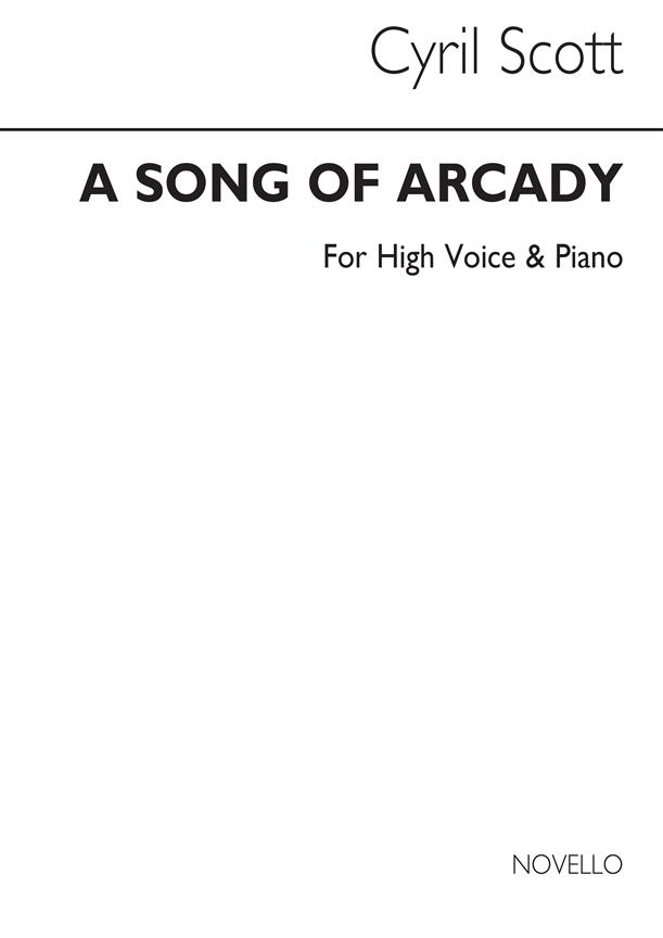 A Song Of Arcady - High Voice/Piano (Key-f)