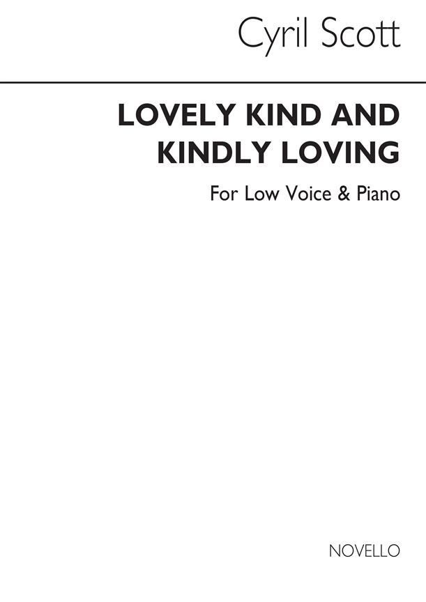 Lovely Kind And Kindly Loving Op55 No.1(low Voice/Piano (Key-G))