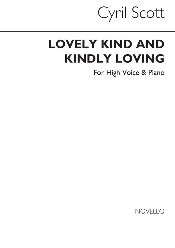 Lovely Kind And Kindly Love Op55 No.1(high Vce/Pf (Key B Flat))