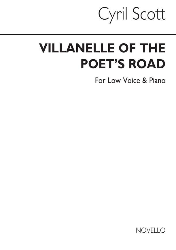 Villanelle Of The Poet's Road Op74 No.5(low Voice/Piano (Key C))