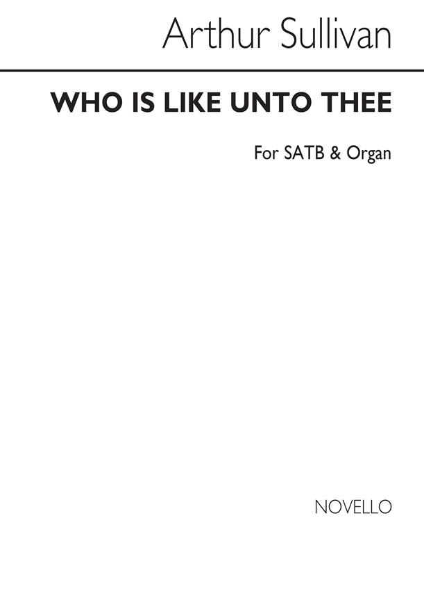 A Who Is Like Unto Thee Satb
