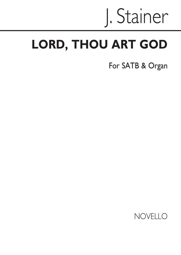 Lord Thou Art God T/Satb/Organ