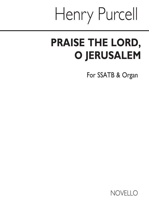 Praise The Lord O Jerusalem (Novello Edition)