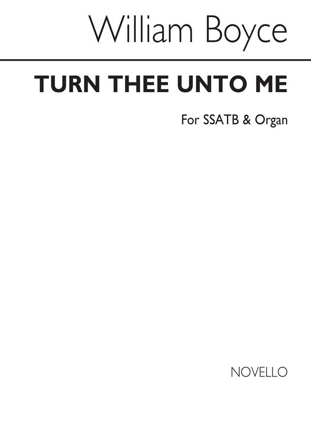 W Turn Thee Unto Me Ss/S