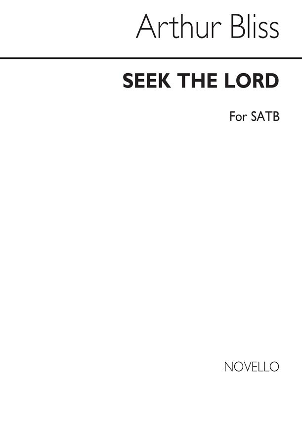 Seek The Lord for SATB Chorus and Organ