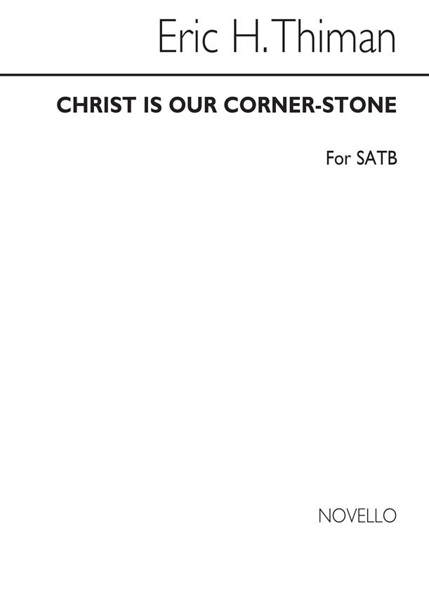 Christ Is Our Cornerstone for SATB Chorus