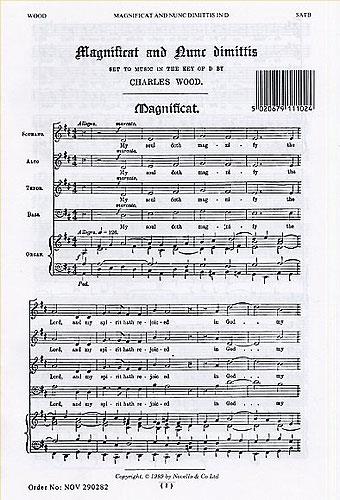 Magnificat & Nunc Dimittis D