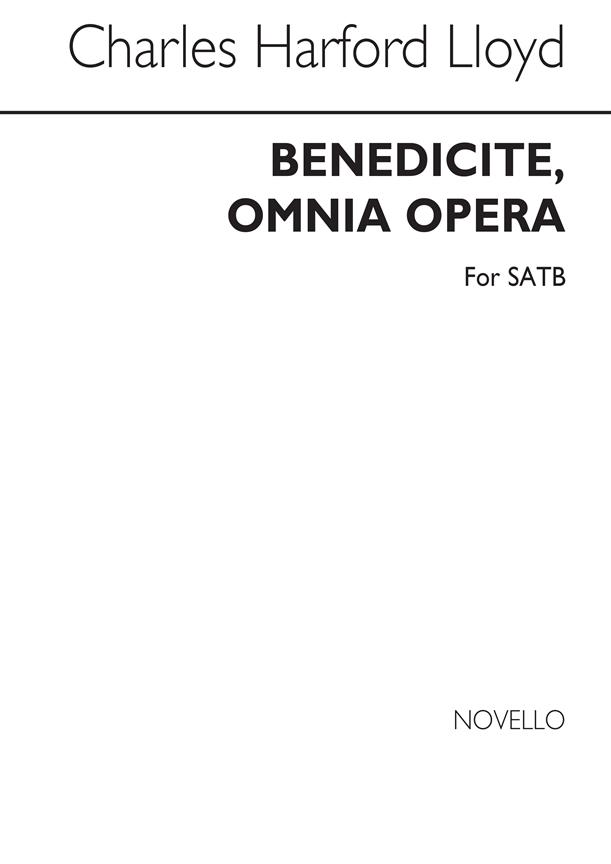 Benedicite Omnia Opera (SATB)