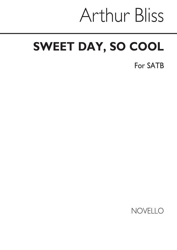 Sweet Day So Cool for SATB Chorus