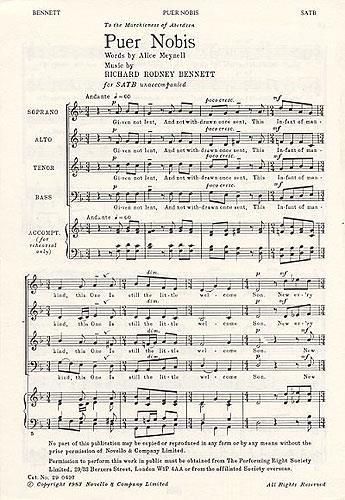 Puer Nobis (SATB)