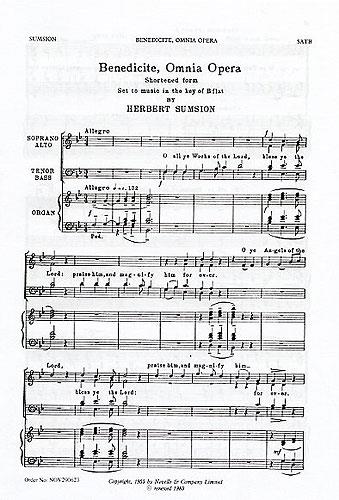 Benedicite Omnia Opera