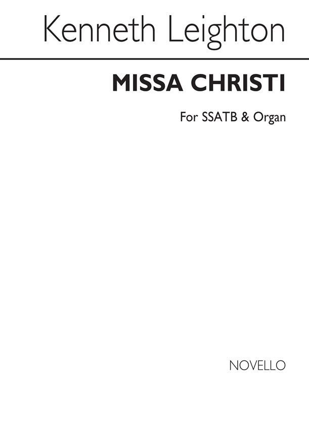 Missa Christi For SSATB And