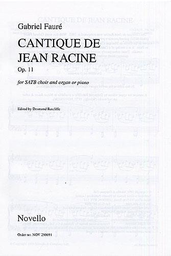 Cantique De Jean Racine Op.11