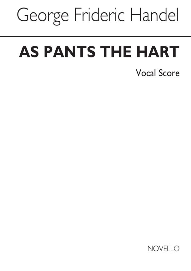 Handel: As Pants The Hart