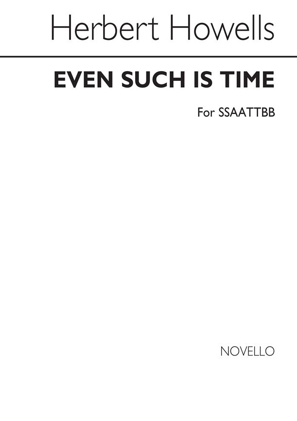Even Such Is Time